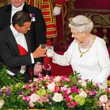 3. März 2015: Staatsbankette, wie hier zu Ehren von Mexikos Präsident Enrique Pena Nieto, gehören für die Queen zum royalen Alltag. Miit fast 89 ist sie auch eine extrem routinierte Gastgeberin.