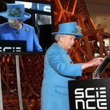 24. Oktober 2014: Die Queen geht mit der Zeit und setzt im Wissenschafts-Museum in London eigenhändig ihren ersten Tweet ab.