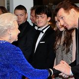 2010: Königin Elisabeth II. und Liam Neeson