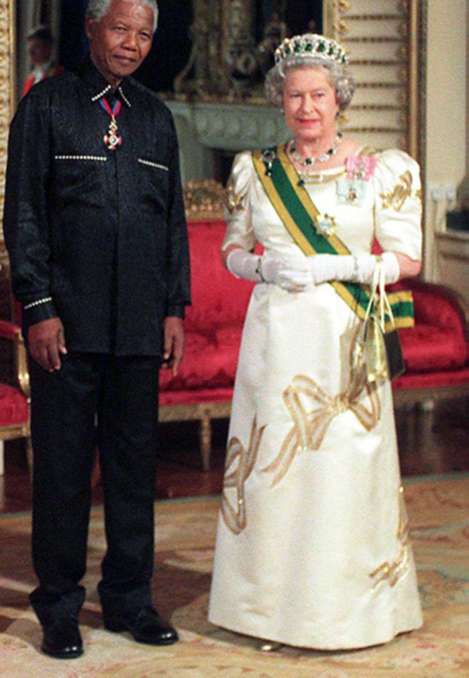1996: Schleifen mit Nelson Mandela