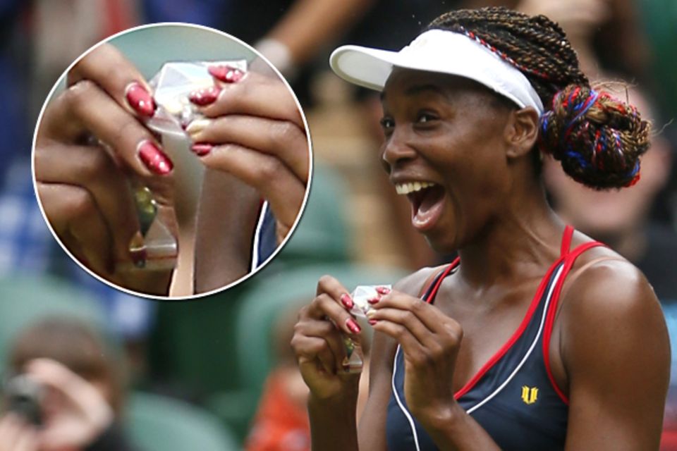 Tennisspielerin Venus Williams hat die amerikanische "Star and Stripes"-Flagge neu interpretiert.