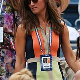 Als großer Tennis-Fan darf Pippa Middleton auf der Tribühne natürlich nicht fehlen.