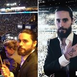 Auch Jared Leto unterstützt Barack Obama. Der Sänger/Schauspieler twittert diese beiden Fotos, wobei er viel Wert darauf legt, d