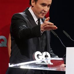 GQ Men Of The Year Award 2012: Der Schauspieler John Cusack bedankt sich für seinen "Film International"-Award.