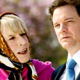 Hätten Sie ihn erkannt? Mit blonden Haaren und Kopftuch ist Rupert Everett 2009 in "St. Trinian's" an der Seite von Colin Firth