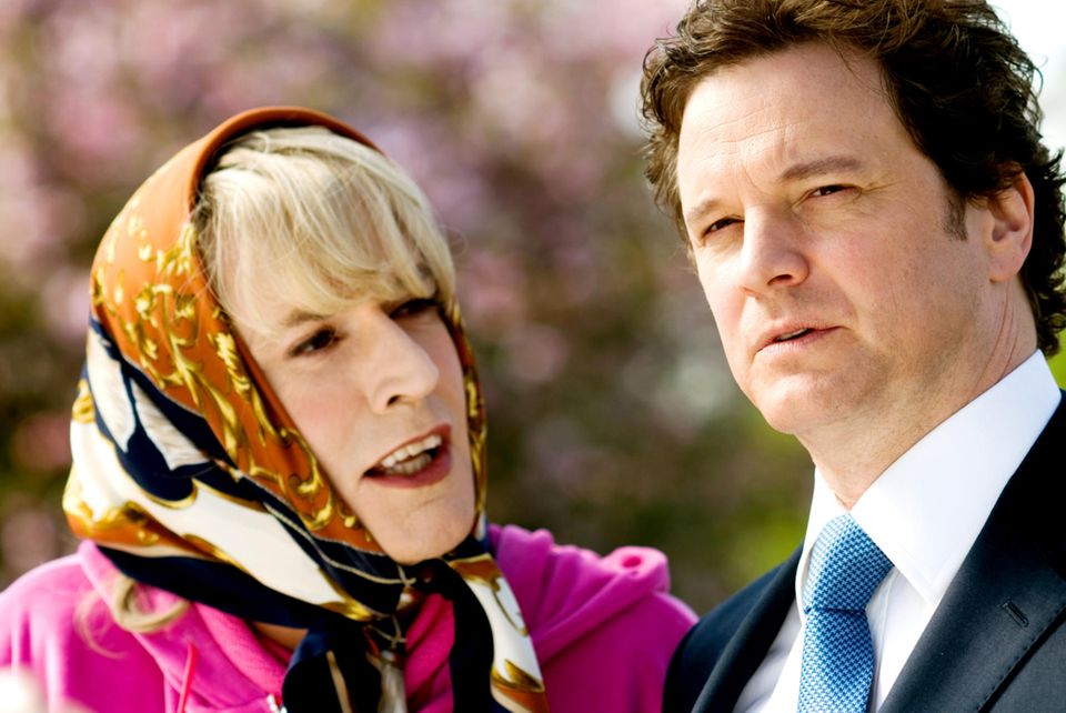Hätten Sie ihn erkannt? Mit blonden Haaren und Kopftuch ist Rupert Everett 2009 in "St. Trinian's" an der Seite von Colin Firth