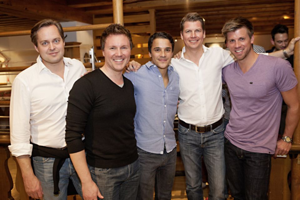 Thomas Rieder, Randy Dohack, Kostja Ullmann, Nils Oberschelp und Thomas Rupprath