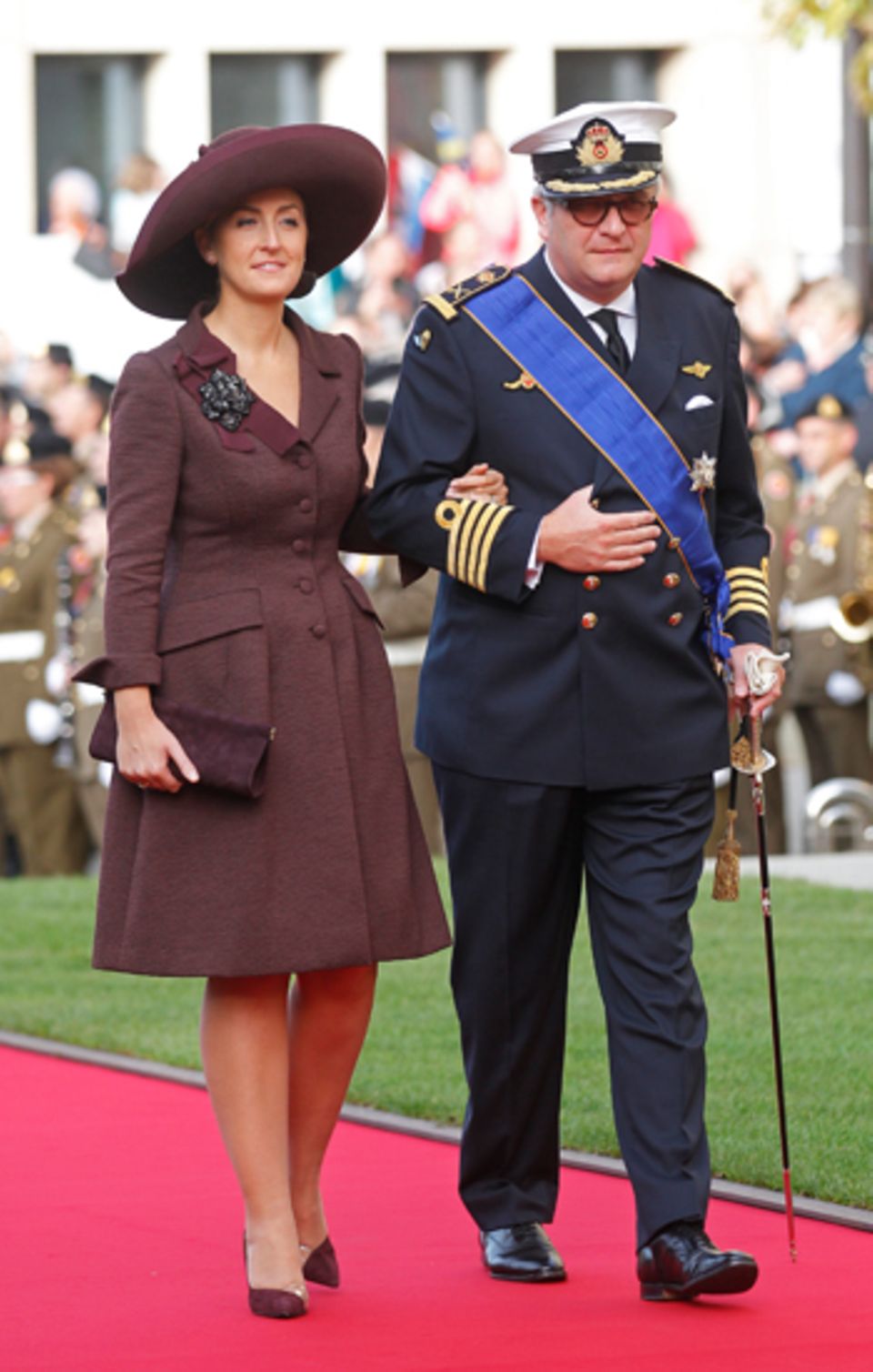 Prinzessin Claire und Prinz Laurent von Belgien