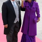 Prinz Hassan Bin Talal und Prinzessin Sarvath El Hassan bin Talal von Jordanien