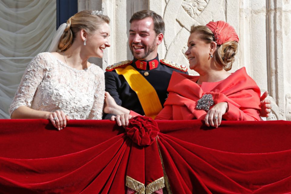Die Großherzogin Maria Teresa von Luxemburg ist stolz auf ihren Sohn und ihre Schwiegertochter.