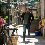24. Oktober 2013: Mark Wahlberg rennt in einer Szene für "Transformers: Age of Extinction" durch die Straßen von Hong Kong.