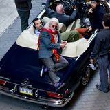 21. Oktober 2013: Richard Gere steht in den Straßen von Philadelphia für den Film "Franny" vor der Kamera.