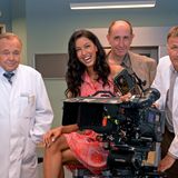 6. August 2013: Model Rebecca Mir spielt erneut eine Rolle in der Arztserie "In aller Freundschaft".