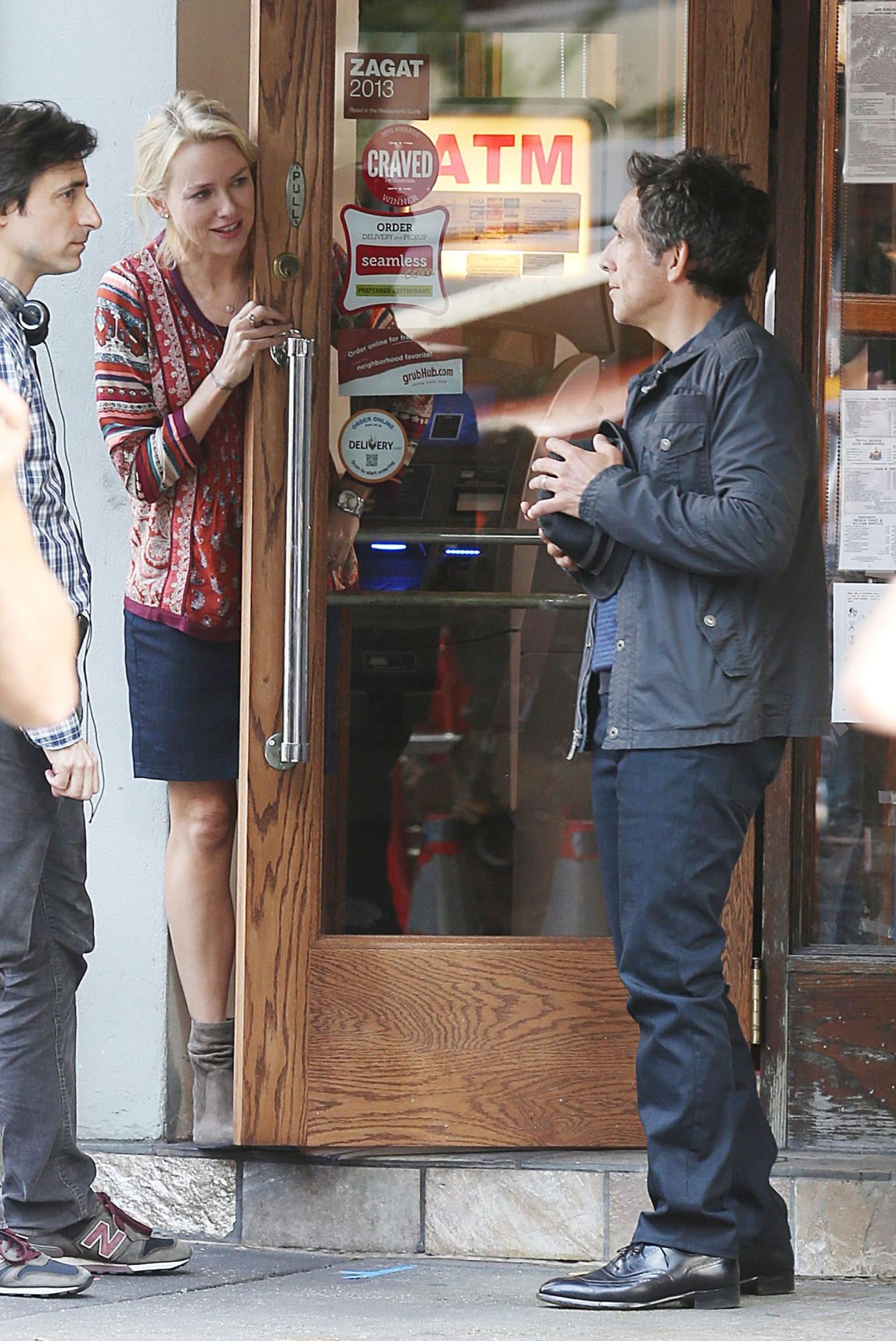 30. September 2013: Naomi Watts und Ben Stiller drehen den Film "While We're Young" in New York.