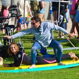 6. August 2013: Helen Hunt und Luke Wilson müssen für den Film "Ride" ihre Surfkenntnisse unter Beweis stellen.