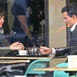 1. Dezember 2013: Dakota Johnson und Jamie Dornan filmen "Fifty Shades of Grey" in einem Café im GasTown District in Vancouver.