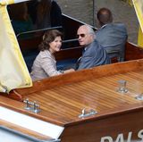 22. August 2013: Für Königin Silvia und König Carl Gustaf von Schweden geht es in Karlstad auf eine Bootstour. Das Königspaar unternimmt eine Tagesreise in der Provinz Värmland im Rahmen der Feierlichkeiten des 40-jährigen Thronjubiläums des Königs.