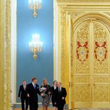 8. November 2013: Präsident Wladimir Putin empfängt das niederländische Königspaar Willem-Alexander und Máxima im prunkvollen Moskau.