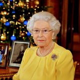 26. Dezember 2013: Alle Jahre wieder: Die Queen wünscht bei ihrer Weihnachtsansprache aus dem Blue Drawing Room des Buckingham Palace in London "A merry Christmas".