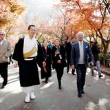 29. November 2013: König Carl Gustaf von Schweden ist ins japanische Kyoto gereist. Der Monarch besichtige die Tempelanlage Kiyomizu-dera.