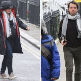 27. November 2013: Kate Winslet und Ned Rocknroll sind in London unterwegs.