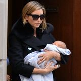 18. Oktober 2013: Ivanka Trump verlässt mit ihrem Baby Joseph Frederick Kushner ihre Arztpraxis in Manhattan.
