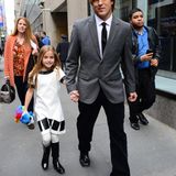 11. November 2013: Larry Birkhead ist mit seiner Tochter Dannielynn auf dem Weg zur "Today Show" in New York.