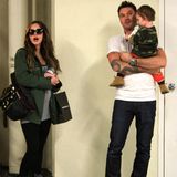 26. November 2013: Brian Austin Green und der gemeinsame Sohn Noah begleiten die schwangere Megan Fox zum Arzt in Beverly Hills.