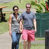 1. September 2013: Mark Zuckerberg macht mit seiner Frau Priscilla Urlaub auf Hawaii.