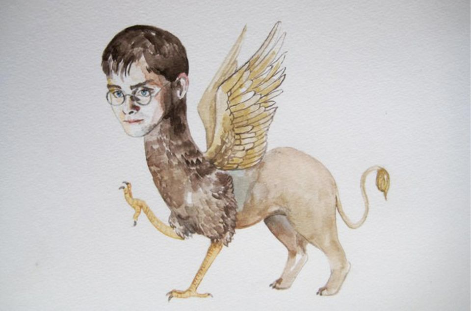 Daniel Radcliffe als mystische Kreatur Daniel Radcliffe als mystische Kreatur