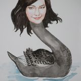 Björk als schwarzer Schwan