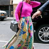 Neonfarben: Beyoncé trägt auch im Alltag gerne knallige Farben.