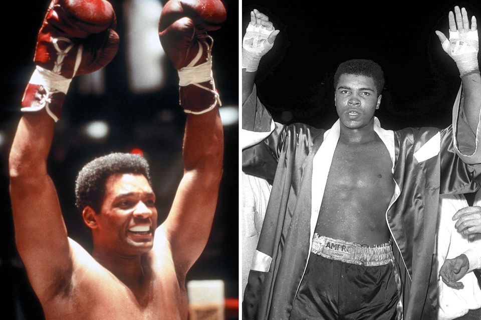 Will Smith boxt sich 2001 als Muhammad Ali (geboren als Cassius Marcellus Clay Jr.) durch "Ali". Will Smith boxt sich 2001 als Muhammad Ali (geboren als Cassius Marcellus Clay Jr.) durch "Ali".