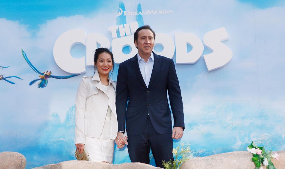 Nicolas Cage und seine Frau Alice Kim Nicolas Cage und seine Frau Alice Kim