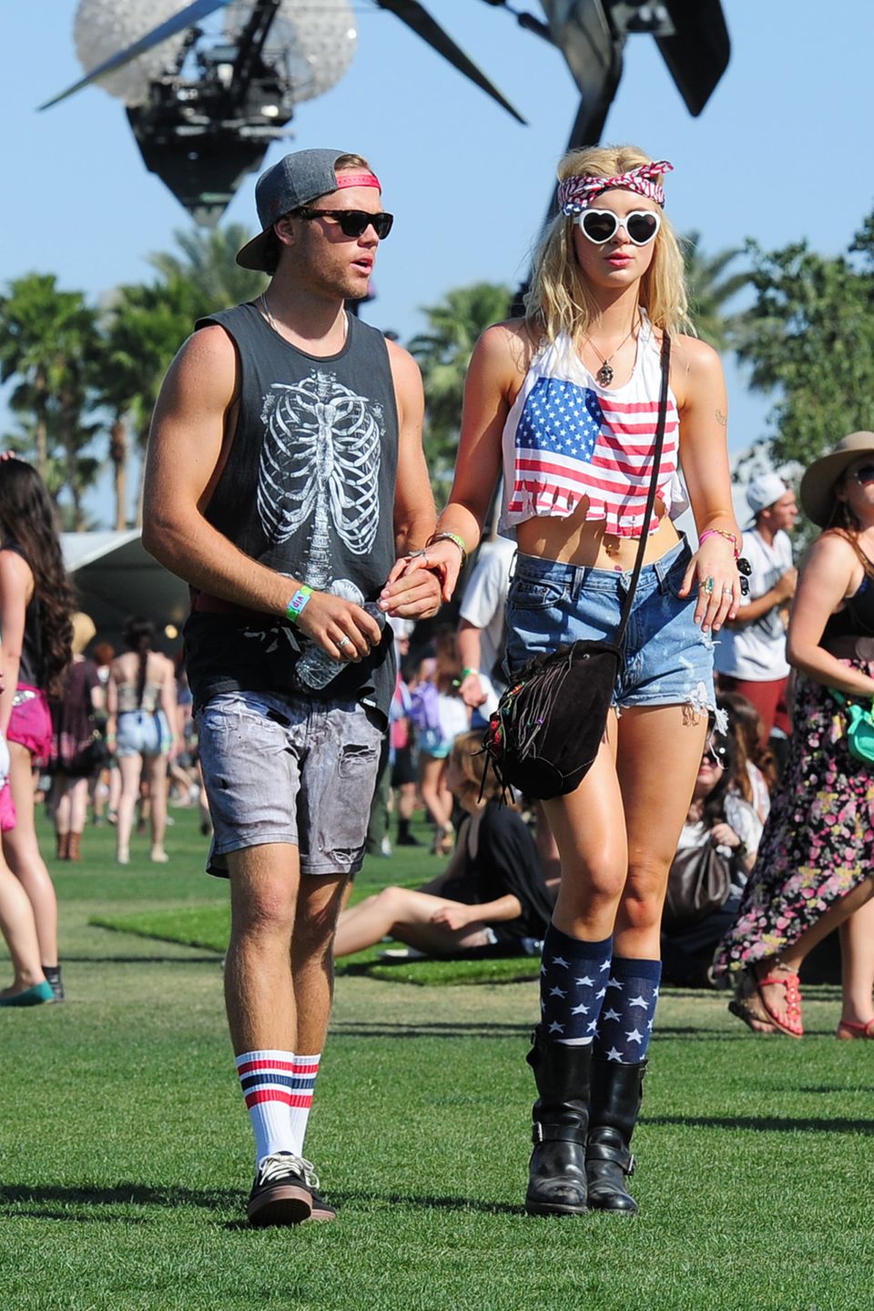 Ireland Baldwin mit ihrem Partner Slater Trout Ireland Baldwin mit ihrem Partner Slater Trout