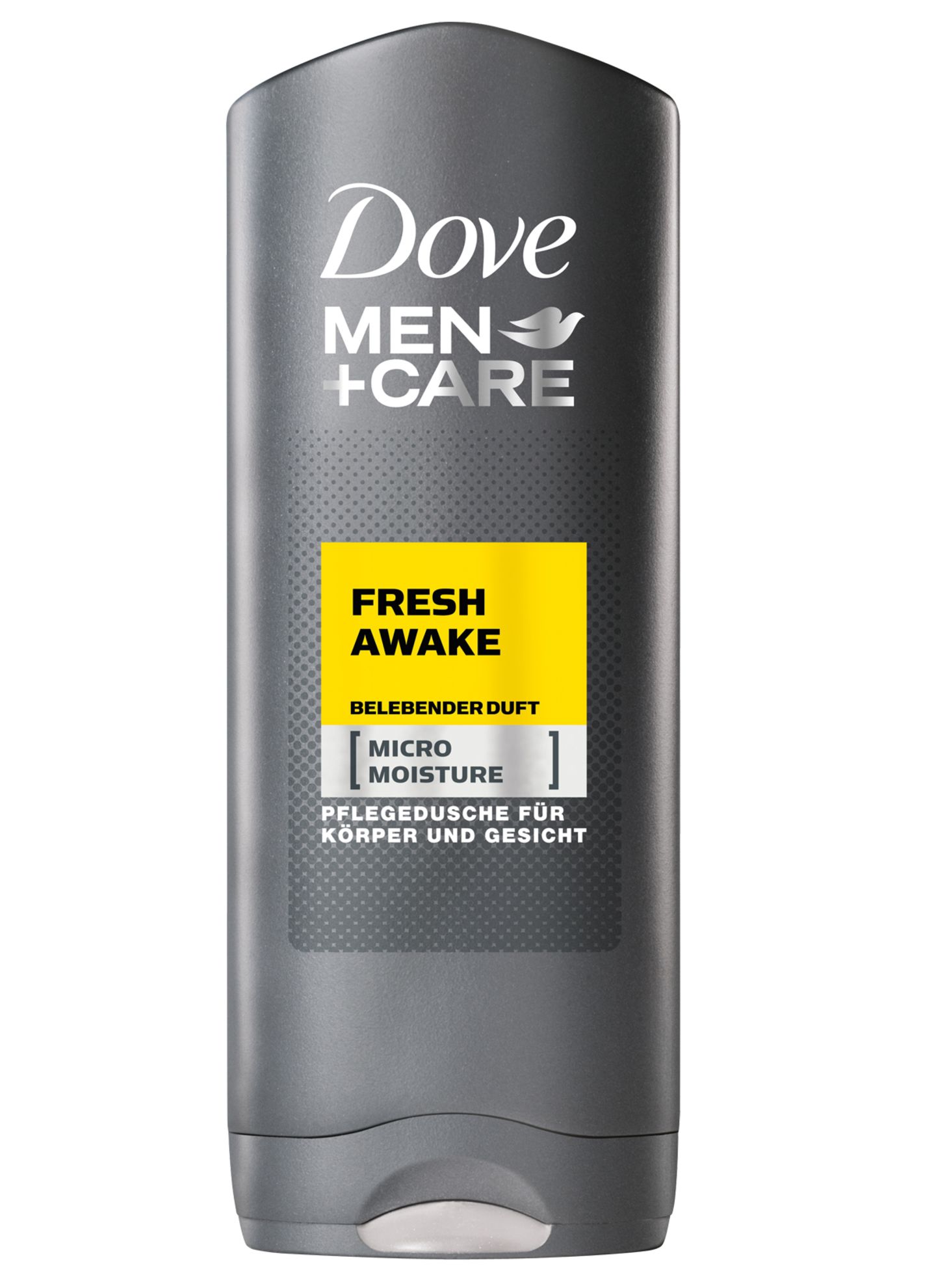 Frischekick am Morgen: die "Fresh Awake"-Pflegedusche mit Zitrusduft. Von Dove Men + Care, 250 ml, ca. 2 Euro