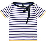 Toll auf gebräunter Haut: Baumwoll T-Shirt mit Schleife. Von Marina Yachting, ca. 140 Euro