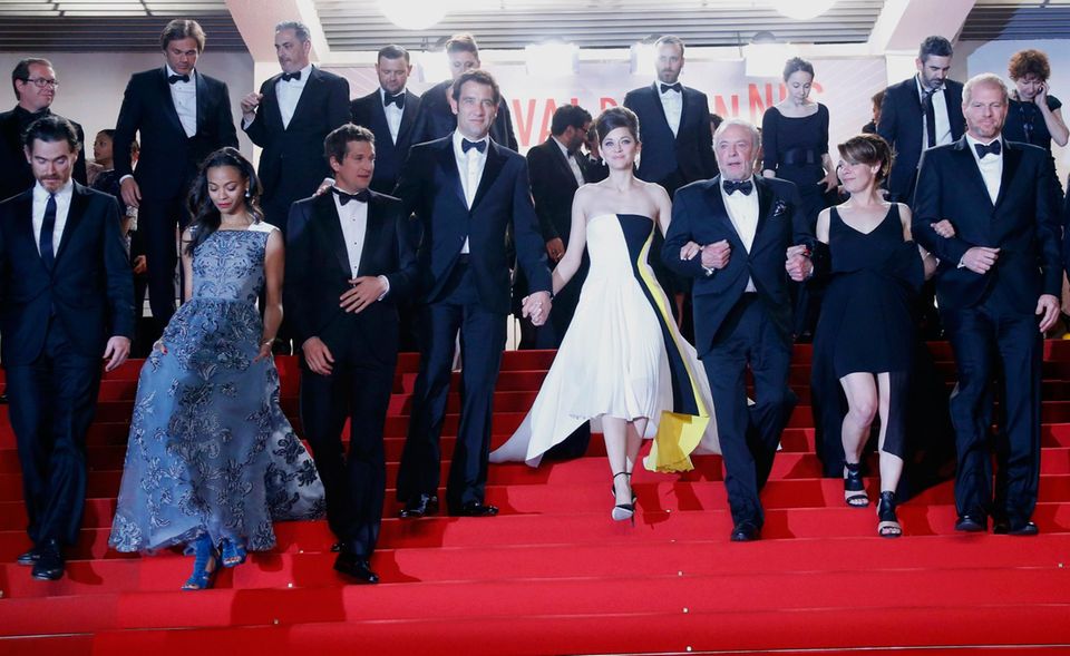 Marion Cotillard und die restlichen Darsteller feiern die Premiere ihres Films "Blood Ties".