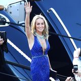 Sharon Stone ist zu Gast auf der Yacht von Roberto Cavalli.
