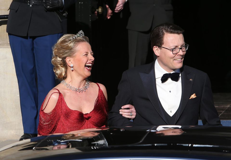 Prinzessin Mabel ist an der Seite von ihrem Schwager Prinz Constantijn.