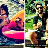 Katherine Heigl und Josh Kelley planschen mit Naleigh und Adelaide im Pool und genießen das herrliche Wetter.