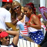 Paris Hilton und Christina Milian lassen es sich in Malibu gutgehen.