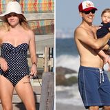 Reese Witherspoon verbringt den Tag mit ihren Liebsten Jim Toth und Tennessee am Strand von Malibu.