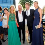 Holly, Richard, Sam und Claire Branson