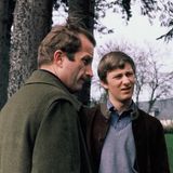 1978   Vater und Sohn beim 18ten Geburtstag von Philippe: Nach seinem Abitur besuchte der Prinz die Königliche Militärschule und absolvierte eine Ausbildung zum Kampfpiloten.