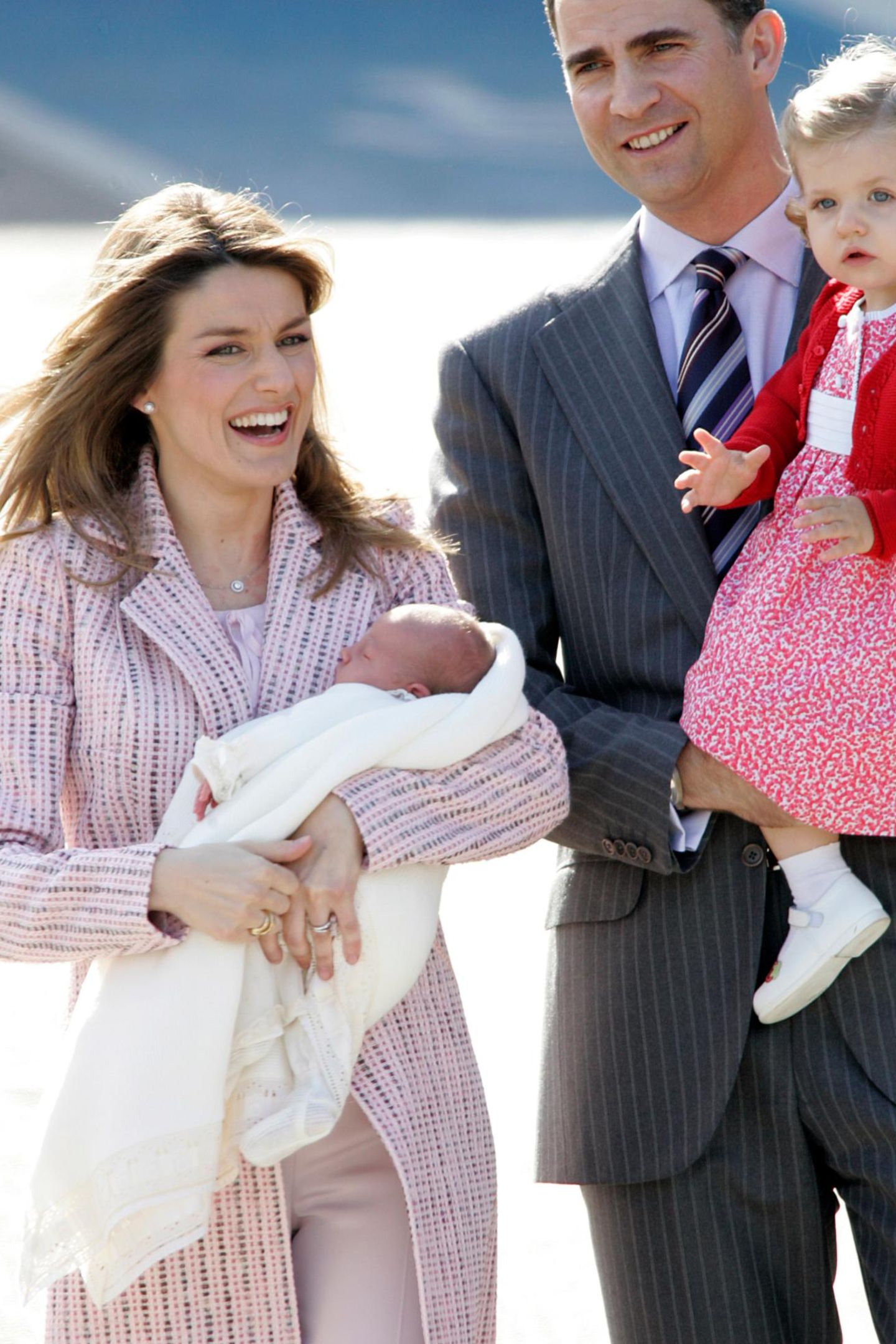2007: Ein Schwesterchen für Leonor - Prinzessin Sofia ist die zweite Tochter von Spaniens Kronprinz Felipe und seiner Frau Letizia.