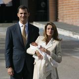 2005: Infantin Leonor von Spanien ist der ganze Stolz ihrer Eltern Kronprinze Felipe und seiner Frau Prinzessin Letizia.