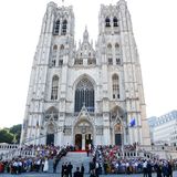 Die Kathedrale St Gudule in Brüssel