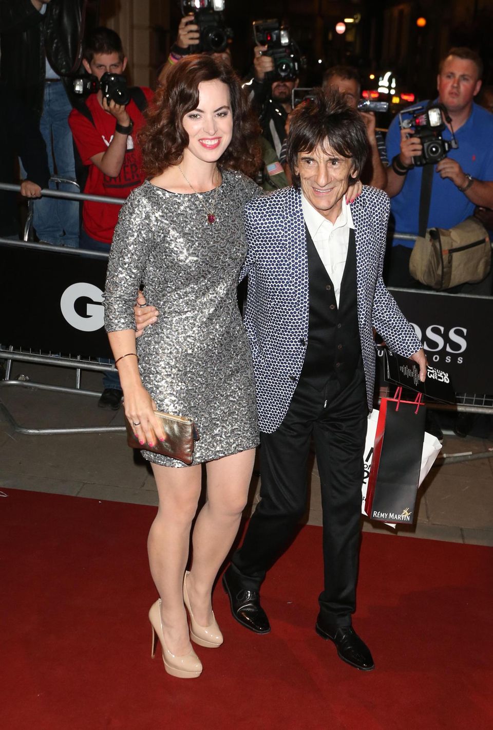 Sally Humphries und Ron Wood Sally Humphries und Ron Wood