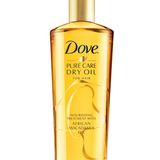 Hitzeschutz fürs Haar: "Pure Care Dry Oil" mit Macadamia. Von Dove, 100 ml, ca. 10 Euro